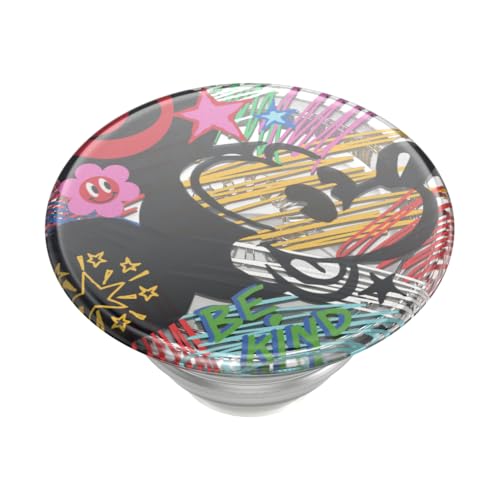 PopSockets Adhesive Phone Grip, Holder- Mickey Be Kind - color: Mickey Be Kind, style: Adhesive
