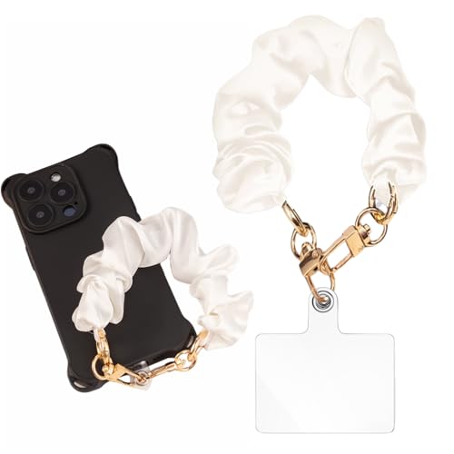Phone Wrist Strap, Scrunchie Phone Lanyard with Tether Tab,Anti-Drop Hands-Free Wrist Strap (G) - color: G