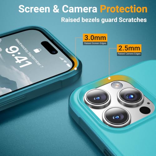 jaroco Magnetic for iPhone 16 Pro Max Case Heavy Duty Rugged Dual-Layer Teal - color: Teal, size: iPhone 16 Pro Max