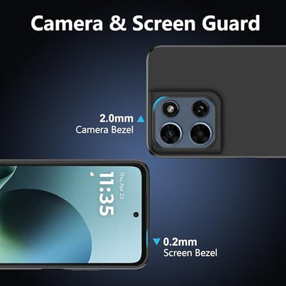 for Motorola Moto G 5G 2025/2026 Moto G Play 2026 Screen Protector(2 pack) Tempered Glass flim with case,9H Hardness,Anti-Scratch,Bubble Free, - color: G 5G 2025