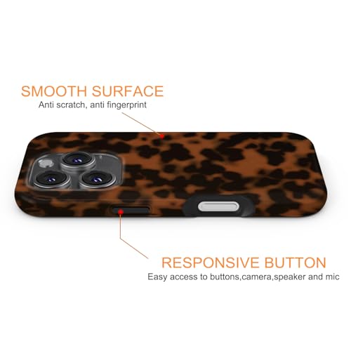for iPhone 16 Pro Max Case Tortoise Shell Cute Design | [Military Grade Protection], 8FT Drop Resistant Shockproof Heavy Duty Phone Case Cover Women Men for iPhone 16 Pro Max 6.9” - size: iPhone 16 Pro Max