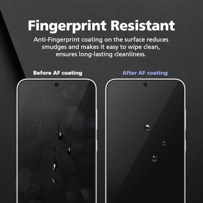 3-Pack Flexible TPU-EPU Screen Protector for Samsung Galaxy S25 FE [Not Glass] [0.1S Fingerprint Unlock] [Real-Time Self-Healing] HD Clear, Unbreakable, Bubble Free Easy Installation with Alignment Jig - size: Galaxy S25 FE