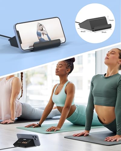 USB C Charging Station 35W, VHBW 6 Port 3A and 3C(1Port *USB-C PD20W Fast) Desktop Fast Charging Station for iPhone 14/13/12,Samsung Galaxy S23/S22/S21,etc - color: Fast Charging USB-3A3C-Black