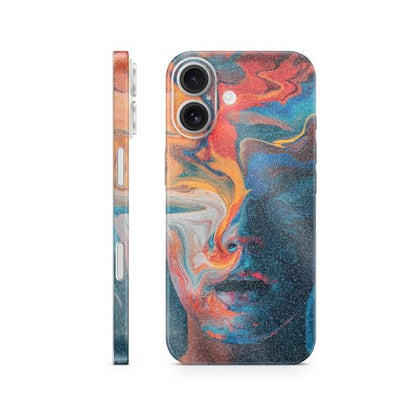 Glossy Glitter Phone Skin Compatible with Apple iPhone 17 - Out of Body - Premium 3M Vinyl Protective Wrap Decal Cover - Easy to Apply | Crafted in The USA by MightySkins - color: Out of Body, size: iPhone 17 (Full Wrap), style: Glossy Glitter Finish