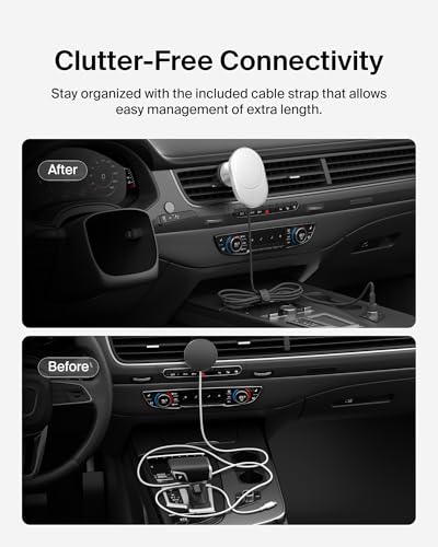 Belkin 15W MagSafe-Compatible Wireless Car Charger, Vent Mount - style: Charging Mount - New Model