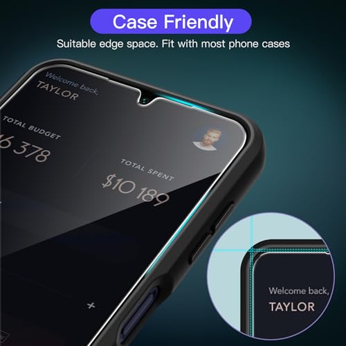 JETech Screen Protector for Samsung Galaxy A25, 3-Pack - size: Galaxy A25