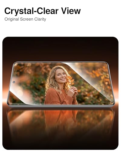 SMARTDEVIL 3 Pack HD Clear Screen Protector for Samsung Galaxy S26 | Ultrasonic Fingerprint Sensor Compatible, Anti-Shatter 9H Tempered Glass, SmartPull Box Bubble-Free Easy Install - size: S26 6.7 inches