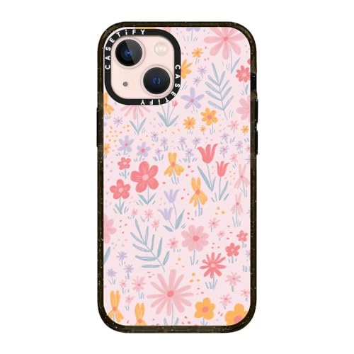 CASETiFY for iPhone 13 Mini Case - Impact | Slim Fit | 6.6 ft. Drop Protection | Maddie's Florals by Ivory Paper Co | Black - color: Maddie's Florals, size: Iphone 13 Mini (5.4")