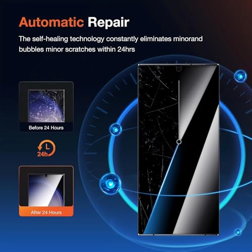 nulala Privacy Screen Protector for Samsung Galaxy S10 Plus [Not Glass] Support Fingerprint Unlock -Touch Sensitive Anti-Spy Flexible TPU Film for Samsung S10+, 3-Pack - size: Galaxy S10 Plus