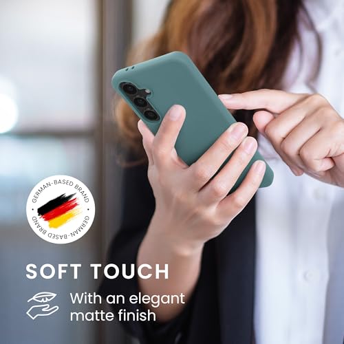 kwmobile Case Compatible with Samsung Galaxy S24 FE Case - Soft Slim Protective TPU Silicone Cover - Arctic Night - color: Arctic Night, size: Galaxy S24 FE