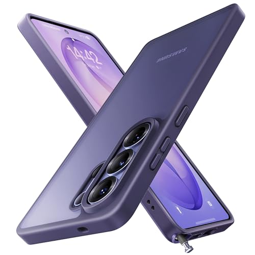 CASEKOO Violet for Samsung Galaxy S26 Ultra Case 6.9" | Camera Guard, 16FT Military Protection, Anti-Fingerprint, Slim Matte Translucent Shockproof Case with Lanyard Hole - color: A-Violet, size: For Samsung Galaxy S26 Ultra