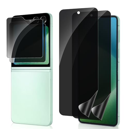 2 Sets Privacy Screen Protector for Samsung Galaxy Z Flip 6 6.7" - size: Samsung Galaxy Z Flip 6
