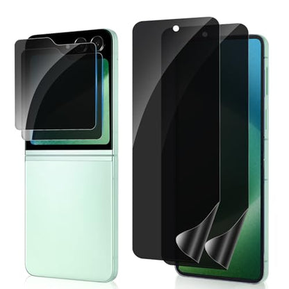 2 Sets Privacy Screen Protector for Samsung Galaxy Z Flip 6 6.7" - size: Samsung Galaxy Z Flip 6