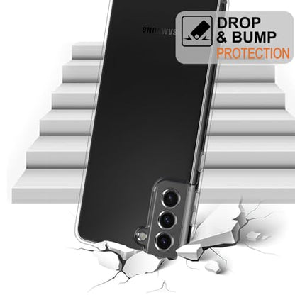TENOC Phone Case for Samsung Galaxy S22+ Plus, Clear Case Non-Yellowing Protective Bumper Hard Back Cover - color: Clear Anti-Yellowing, size: S22 Plus