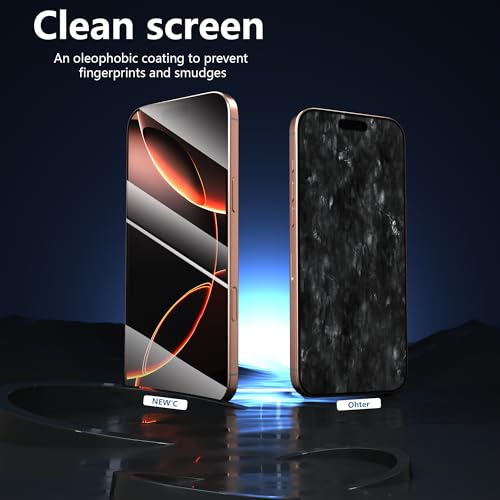 1 Pack Designed for iPhone 14, 13, 13 Pro (6.1") Screen Protector Tempered Glass, Case Friendly Anti Scratch Bubble Free Ultra Resistant - size: for iphone 13