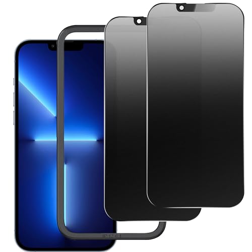 Matte Privacy Screen Protector for iPhone 14/iPhone 13Pro /13 Screen Protector Privacy Glass Anti-Glare,Anti-Spy Tempered Glass Film,Smooth and Responsive Touch Anti-Scratch