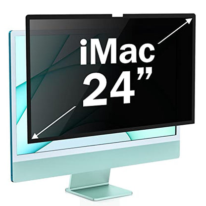 Removable 24 inch iMac Privacy Screen Filter (2021-2024, M1, M3, M4 Chip) - size: iMac 24 inch（2021-2024）