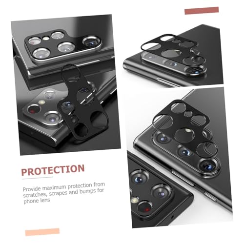NUOBESTY 4pcs Ultra Screen Protector Lens Covers Phone Camera Case Scratch Look