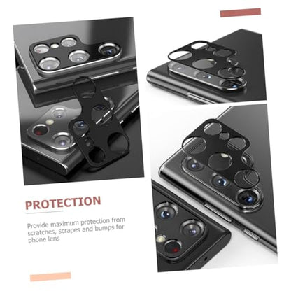 NUOBESTY 4pcs Ultra Screen Protector Lens Covers Phone Camera Case Scratch Look