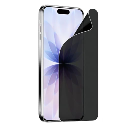 Privacy Screen Protector for iPhone 17, [Anti-Spy] High-sensitivity Soft Hydrogel Film [Not Tempered Glass] - color: iPhone 17