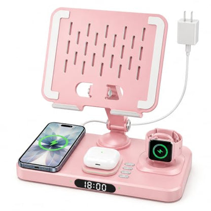 Wireless Charging Station for Apple Devices, Only for Apple Watch Charging - color: Blush
