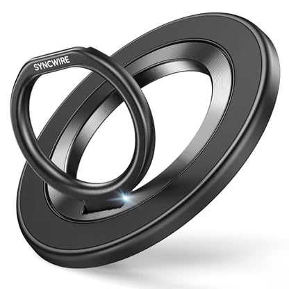 SYNCWIRE for MagSafe Phone Grip, Magnetic Phone Ring Holder - color: Black