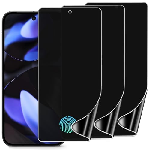 3 Pack Privacy Screen Protector for Google Pixel 9 6.3", Ultra-Thin Anti-Spy Soft TPU Hydrogel Protective Film for Google Pixel 9 - Self-Healing, Touch Sensitive, Case Friendly - size: Google Pixel 9