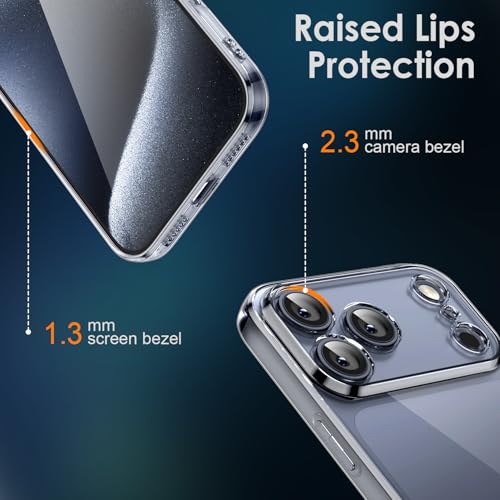 Shamo's Clear Flexible TPU Case for iPhone 17 Pro – with Camera Protection, Ultra Slim, Shockproof, Anti-Yellowing, Scratch-Resistant, Wireless Charging Compatible, Enhanced Grip (for iPhone 17 Pro) - size: For iPhone 17 Pro