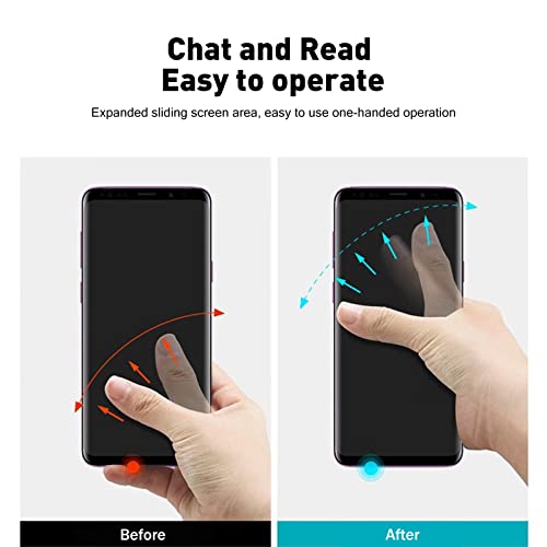[2 Pack] Matte Rounded Corners Ultra-thin Cell Phone Ring Holder Stand,360 Degree Rotation and 180 Degree Adjustable Finger Ring Kickstand with Frosted Metal Phone Grip (Rose Gold)