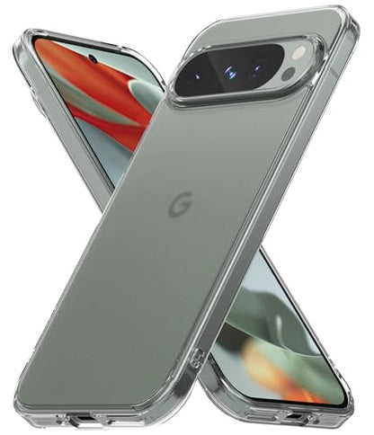 Ringke for Google Pixel 9/9 Pro Case [Fusion Matte Clear] | Oil & Dirt Resistant, Anti-Fingerprint Technology Prevents Oily Smudges, Frosted Coating Feels Velvety Soft - size: Pixel 9 / Pixel 9 Pro