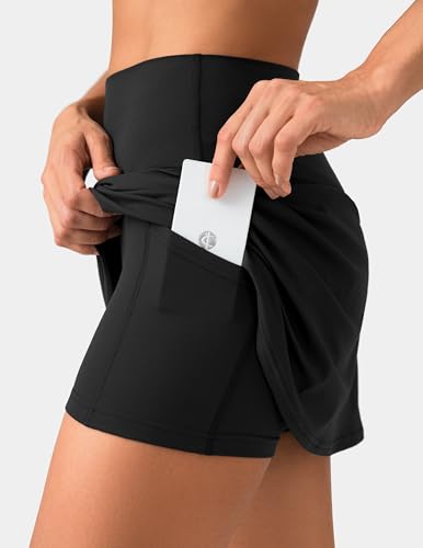 Colorfulkoala Dreamlux Tennis Skirts - color: Black, size: X-Large
