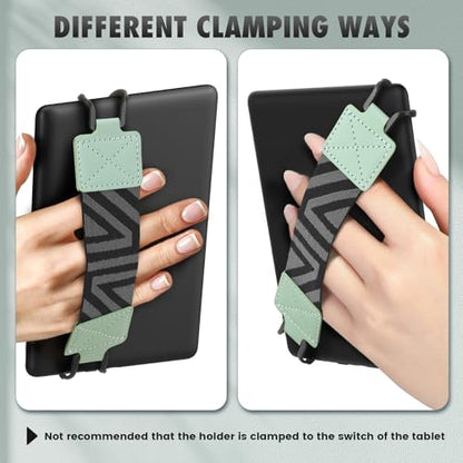 MoKo Security Hand-Strap for 6-8" Kindle eReaders Fire Tablets, Mint Green - color: 1-mint Green, style: Patterned Strap