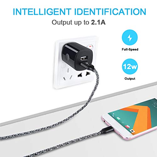 Fast Charging Charger Cable for Samsung Galaxy A17 A11 A01 A21 A51 A71 A16 - color: Black