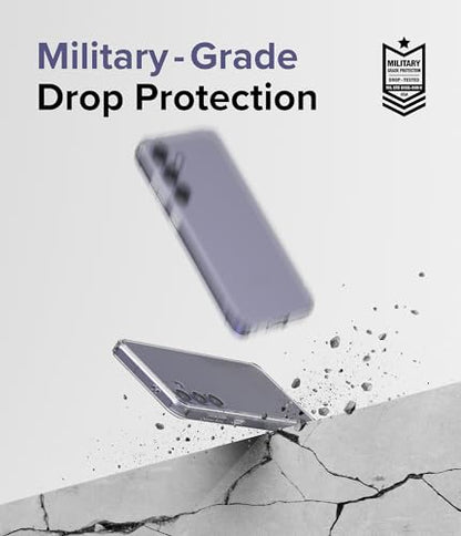 Ringke for Samsung Galaxy S24 Case [Fusion Matte Clear] | Oil & Dirt Resistant, Anti-Fingerprint Technology Prevents Oily Smudges, Frosted Coating Feels Velvety Soft - size: Galaxy S24