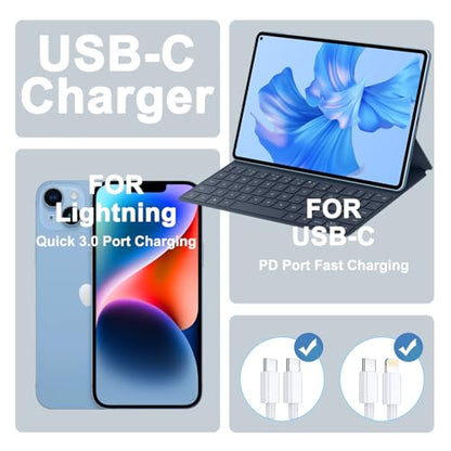 3 Pack USB C Charger Block, Phone 17 16 Chargers Block 20W PD Power Adapter - size: 3 Pieces