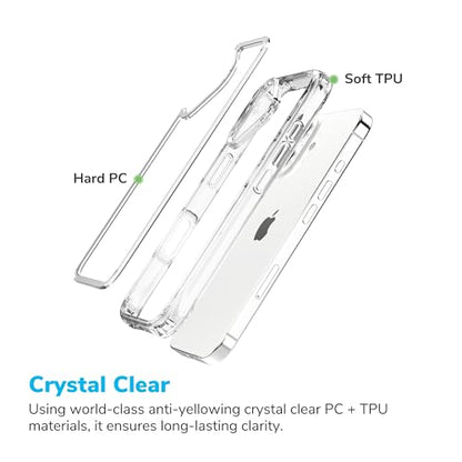 for iPhone 17 Clear Bumper Frame No-Back Case, Slim Fit Ultra-Light Anti-Yellowing Transparent Protection Heat Dissipation Bezel Phone Cover Case 6.3" 2025 - color: Clear, size: iPhone 17
