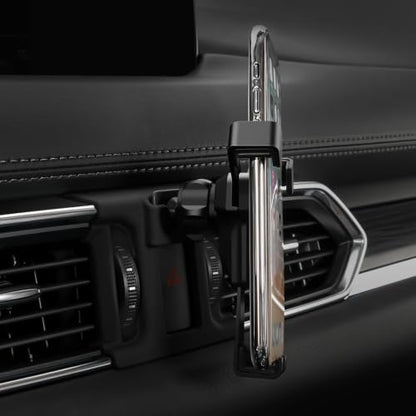 BEERTE Car Phone Holder for Mazda CX-5 2017-2026 CX5 Gravity Phone Mount - color: Carbon Fiber Pattern