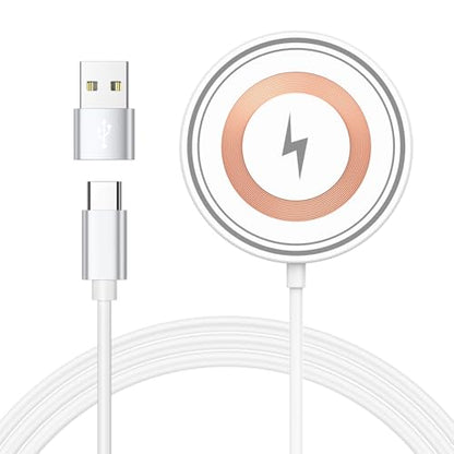 Wireless Charger Samsung S26 Ultra Fast Charging Pad Magnetic Phone Charger - color: White1