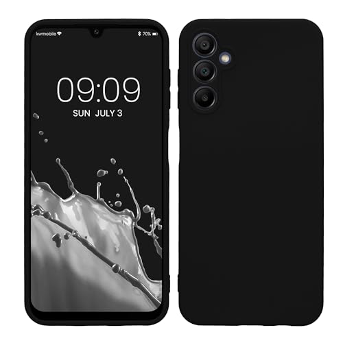 kwmobile Case Compatible with Samsung Galaxy A14 5G Case - Protective Slim TPU Phone Cover - Soft Matte Finish - Black - color: black, size: Galaxy A14 5G