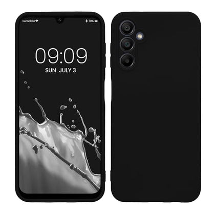kwmobile Case Compatible with Samsung Galaxy A14 5G Case - Protective Slim TPU Phone Cover - Soft Matte Finish - Black - color: black, size: Galaxy A14 5G