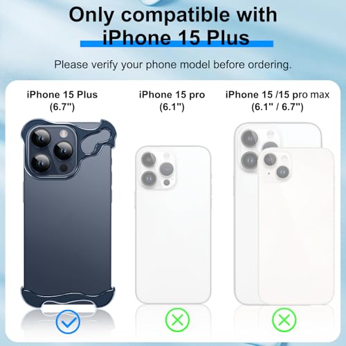 Frameless Phone Case Crafted for iPhone 12 Pro Max Blue - color: Aluminum Blue, size: iPhone 12 Pro Max