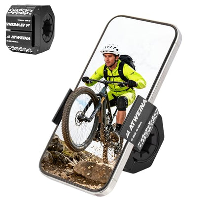 Bike Handlebar Mounts for 4.5-7.1 Phones (Black) - color: Black