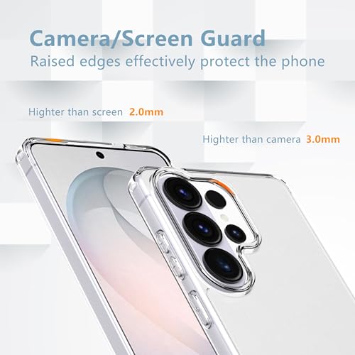 Anoowkoa Designed for Samsung Galaxy S26 Ultra Case + 2 Pack Galaxy S26 Ultra Screen Protector Tempered Glass.[Military Grade Protection] Slim,Transparent,Shockproof，Anti-Scratch -Clear - color: Samsung Galaxy S26 Ultra