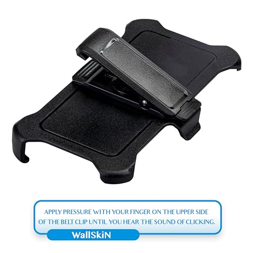 2 Pack Replacement Belt Clip Holster for Apple iPhone 8, 7, 6S, 6, SE 2022-2020 (3rd & 2nd Gen | Not 1st Gen!) OtterBox Defender Series Case | Clip for Belt Holder (Case Not Included) - color: 2 x Clips - Black