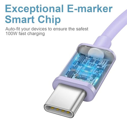 iPhone Charger Fast Charging 10FT iPhones 17 16 15 Charger - color: Purple, size: 10FT