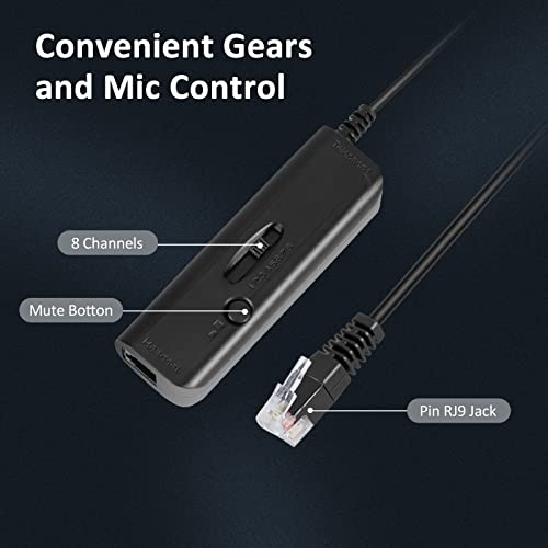 AGPTEK® Hands-Free Call Center Noise Cancelling Corded Headset - size: Monaural Headset