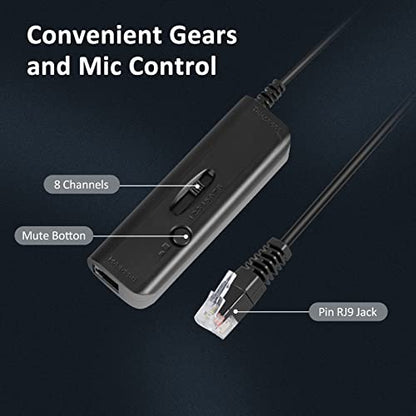 AGPTEK® Hands-Free Call Center Noise Cancelling Corded Headset - size: Monaural Headset