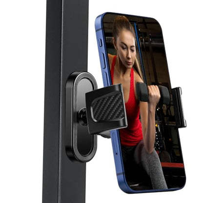 Magnetic Phone Holder for Gym, 360° Adjustable - size: A- Magnet Phone Holder