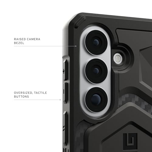URBAN ARMOR GEAR UAG for Samsung Galaxy S26 Case 6.3" Monarch Pro - Magnetic Charging Compatible Rugged Military Drop Tested Protective Cover, Carbon Fiber - color: Monarch Pro - Carbon Fiber