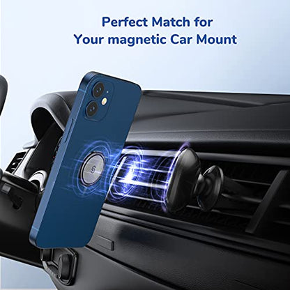 Syncwire Cell Phone Ring Holder Stand, 360 Degree Rotation Universal Finger Ring Kickstand with Polished Metal Phone Grip for Magnetic Car Mount Compatible with iPhone, Samsung, LG, Sony - Gray - color: Gray, size: 1 Pack
